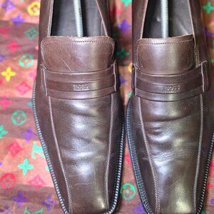 HUGO BOSS LEATHER SHOES MENS